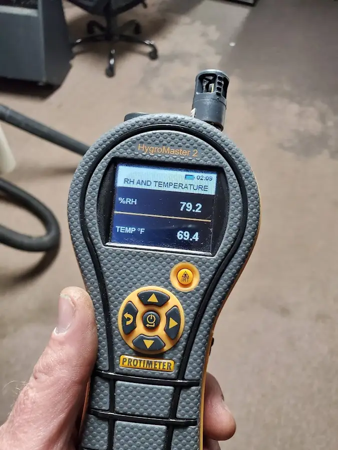 Moisture meter humidity assessment for Fire & Smoke Damage Restoration in Rutherford